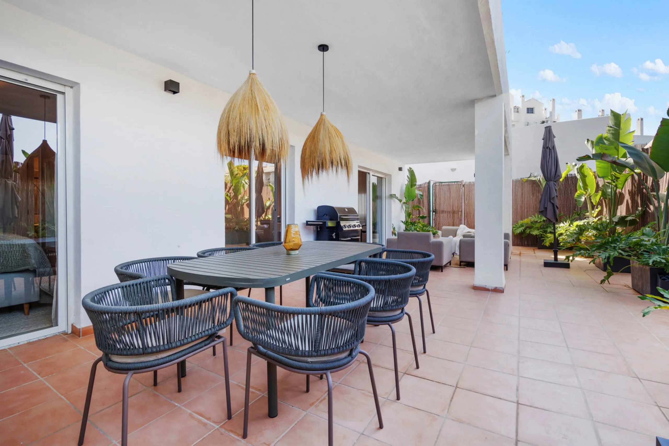 Discover this beautifully designed 4-bedroom, 2-bathroom apartment inspired by timeless Scandinavian aesthetics, blending modern sophistication with natural touches for a serene and stylish living experience. Ideally located in a gated community with priv