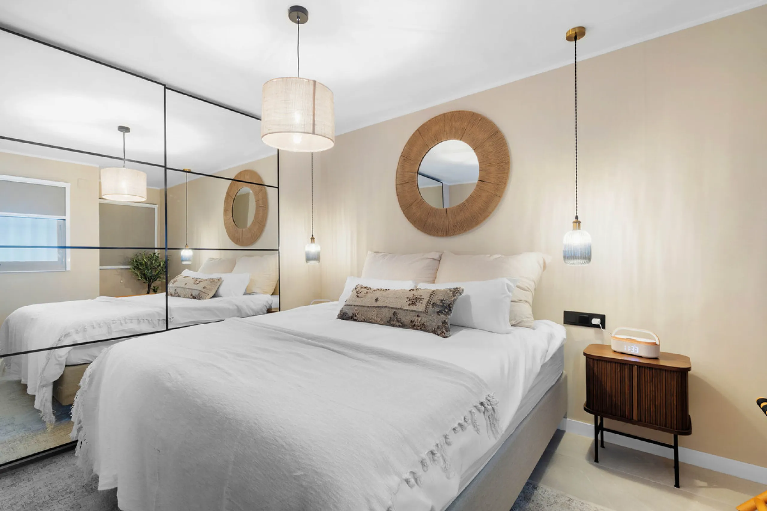 Discover this beautifully designed 4-bedroom, 2-bathroom apartment inspired by timeless Scandinavian aesthetics, blending modern sophistication with natural touches for a serene and stylish living experience. Ideally located in a gated community with priv