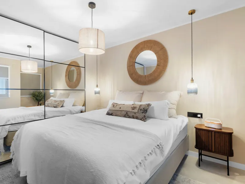 Discover this beautifully designed 4-bedroom, 2-bathroom apartment inspired by timeless Scandinavian aesthetics, blending modern sophistication with natural touches for a serene and stylish living experience. Ideally located in a gated community with priv