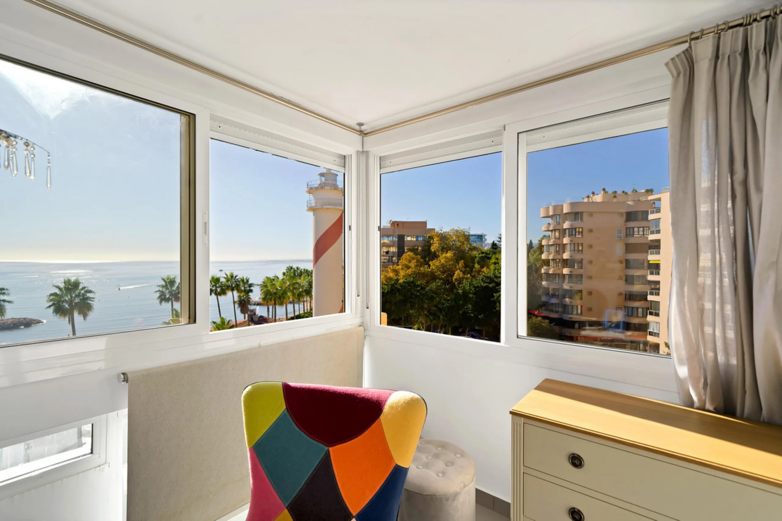 Renovated apartment with stunning sea views on the beachfront.
