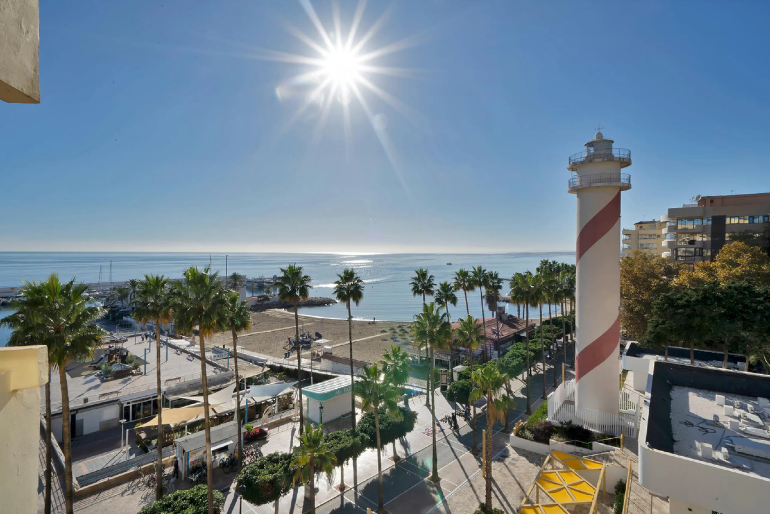 Renovated apartment with stunning sea views on the beachfront.