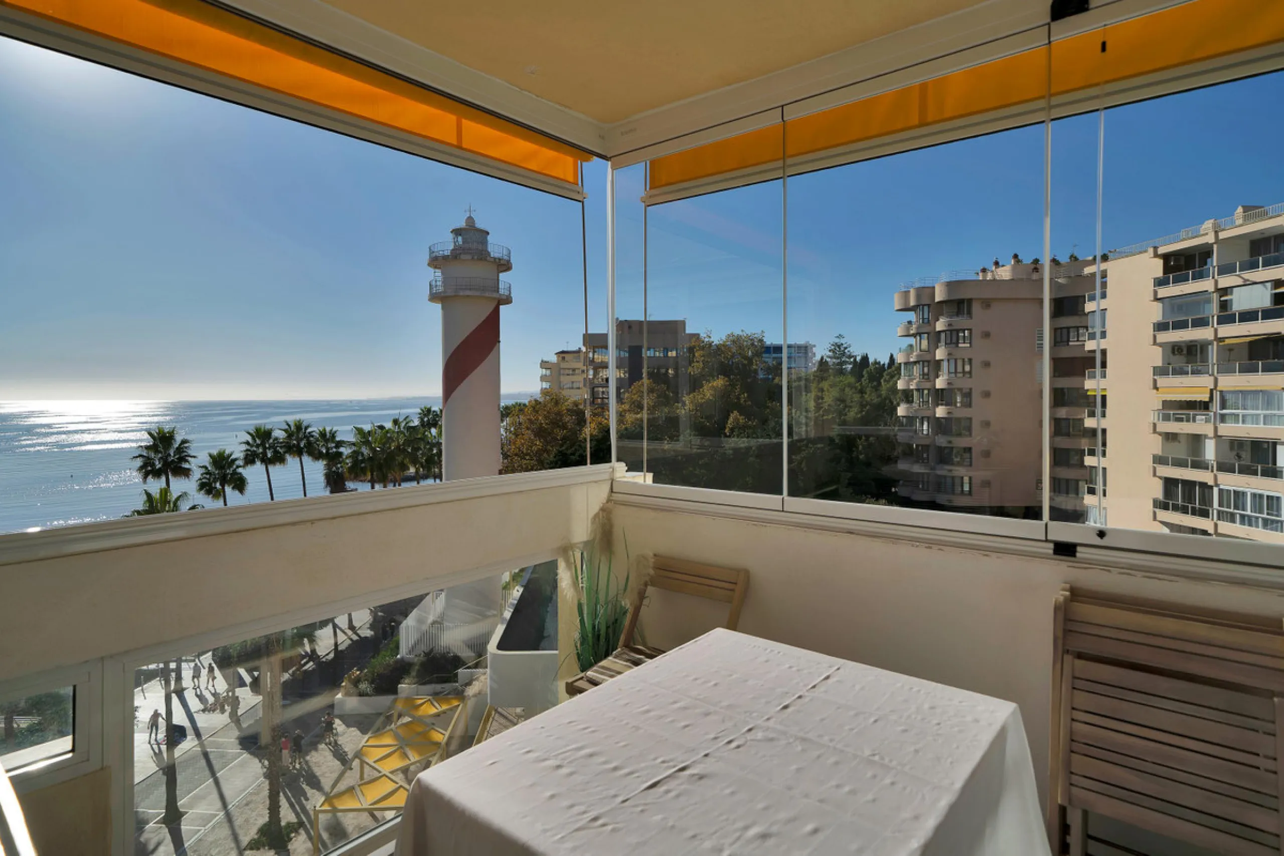 Renovated apartment with stunning sea views on the beachfront.