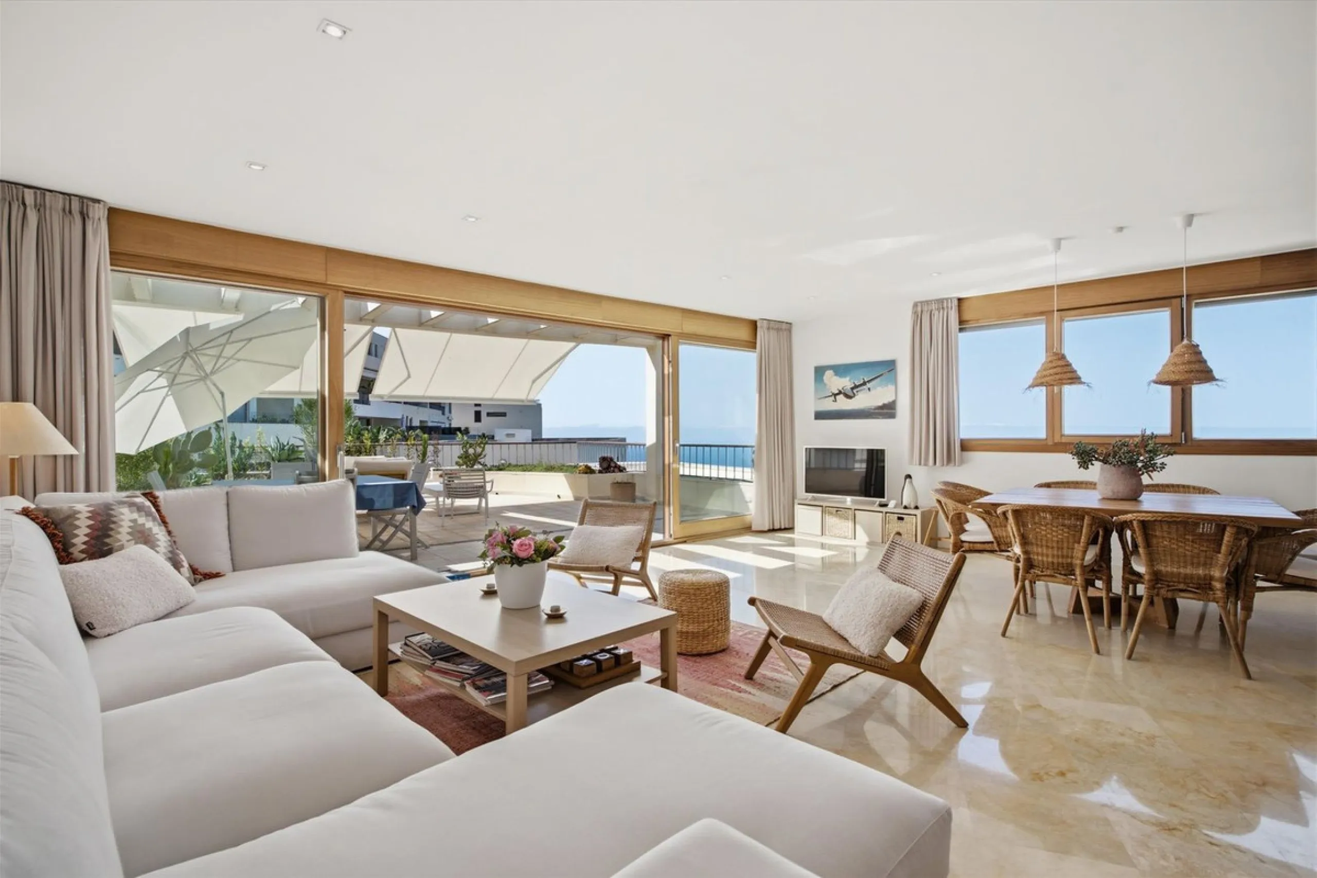 Penthouse with sea and coastal views, Las Lomas de los Monteros, Marbella