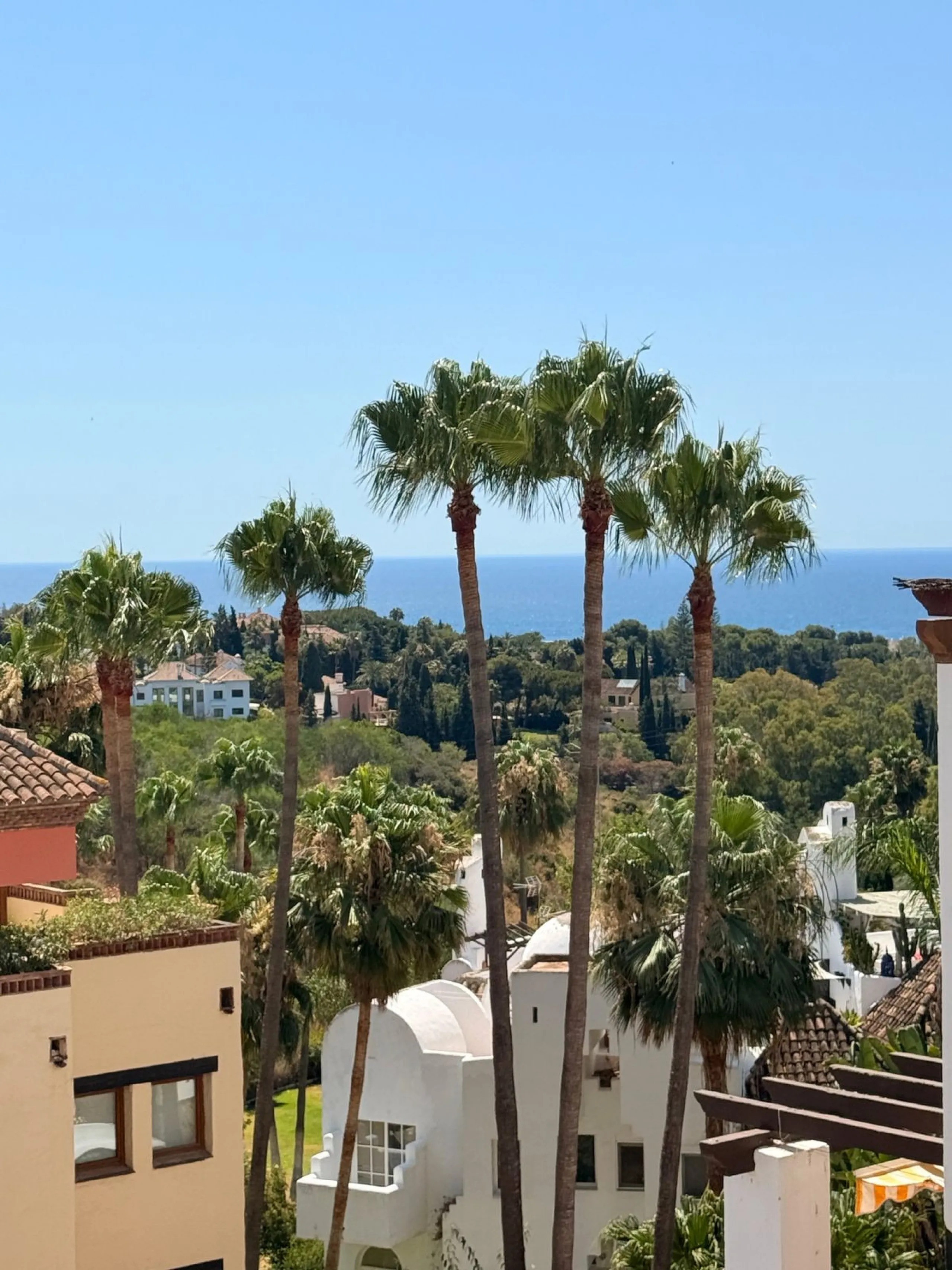 Fully renovated Golden Mile apartment with sea views.