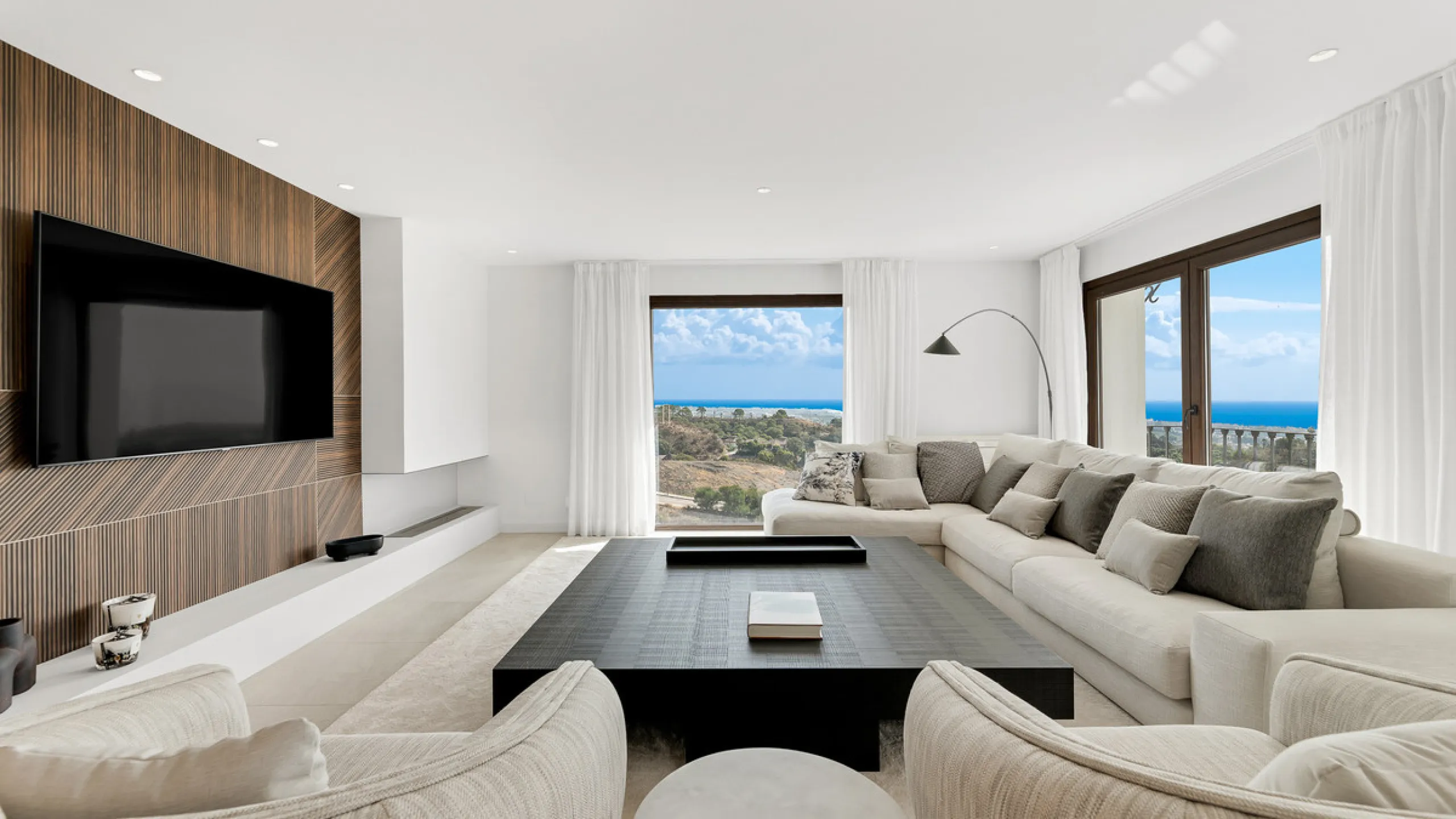 Modern Andalusian Treasure with Breathtaking Sea and Mountain Views