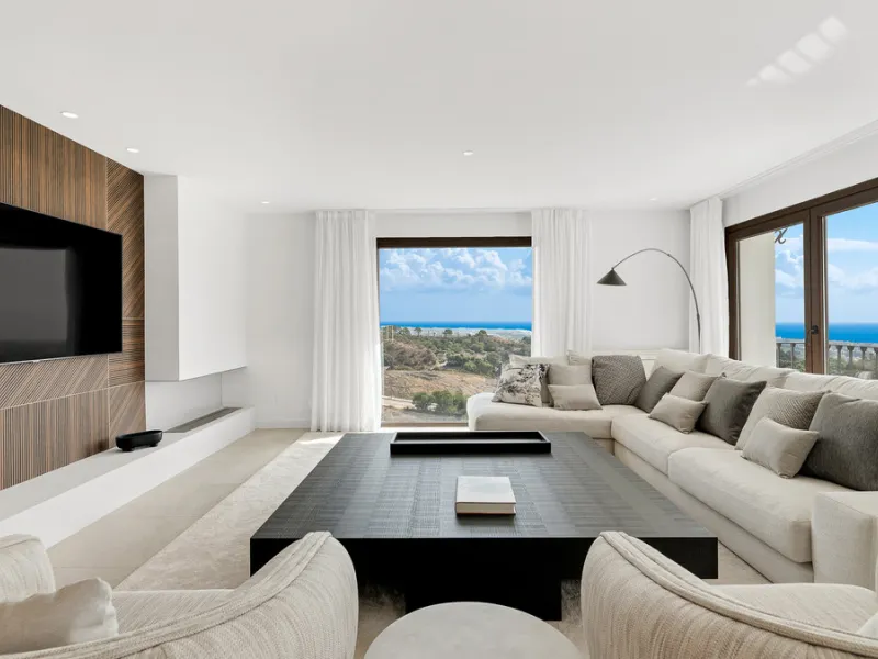 Modern Andalusian Treasure with Breathtaking Sea and Mountain Views
