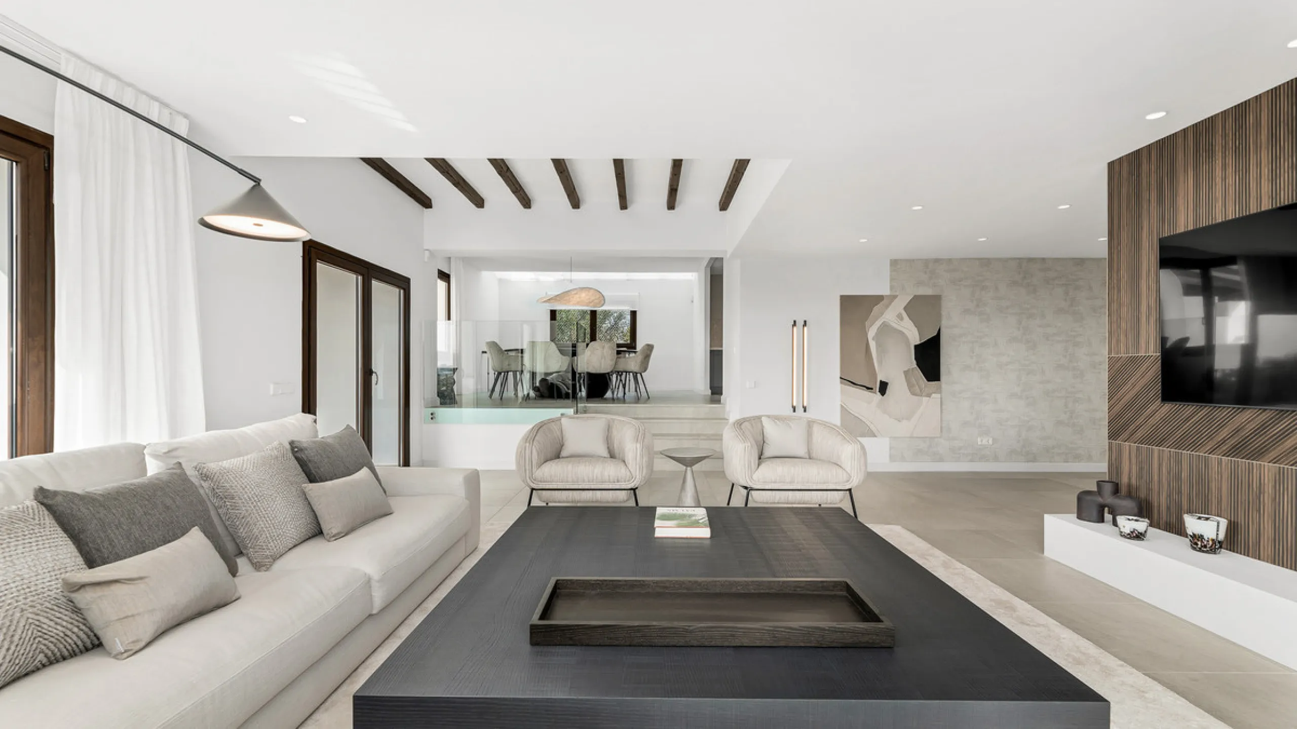 Modern Andalusian Treasure with Breathtaking Sea and Mountain Views
