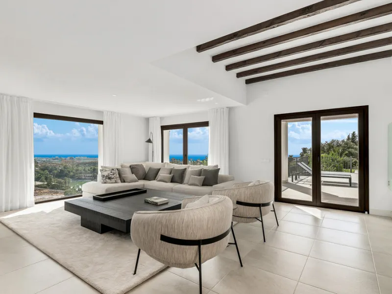 Modern Andalusian Treasure with Breathtaking Sea and Mountain Views