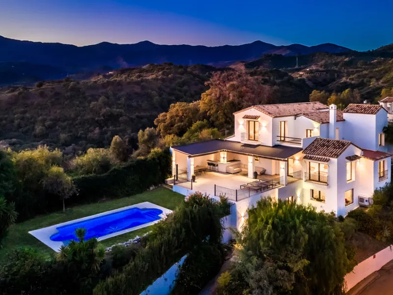 Modern Andalusian Treasure with Breathtaking Sea and Mountain Views