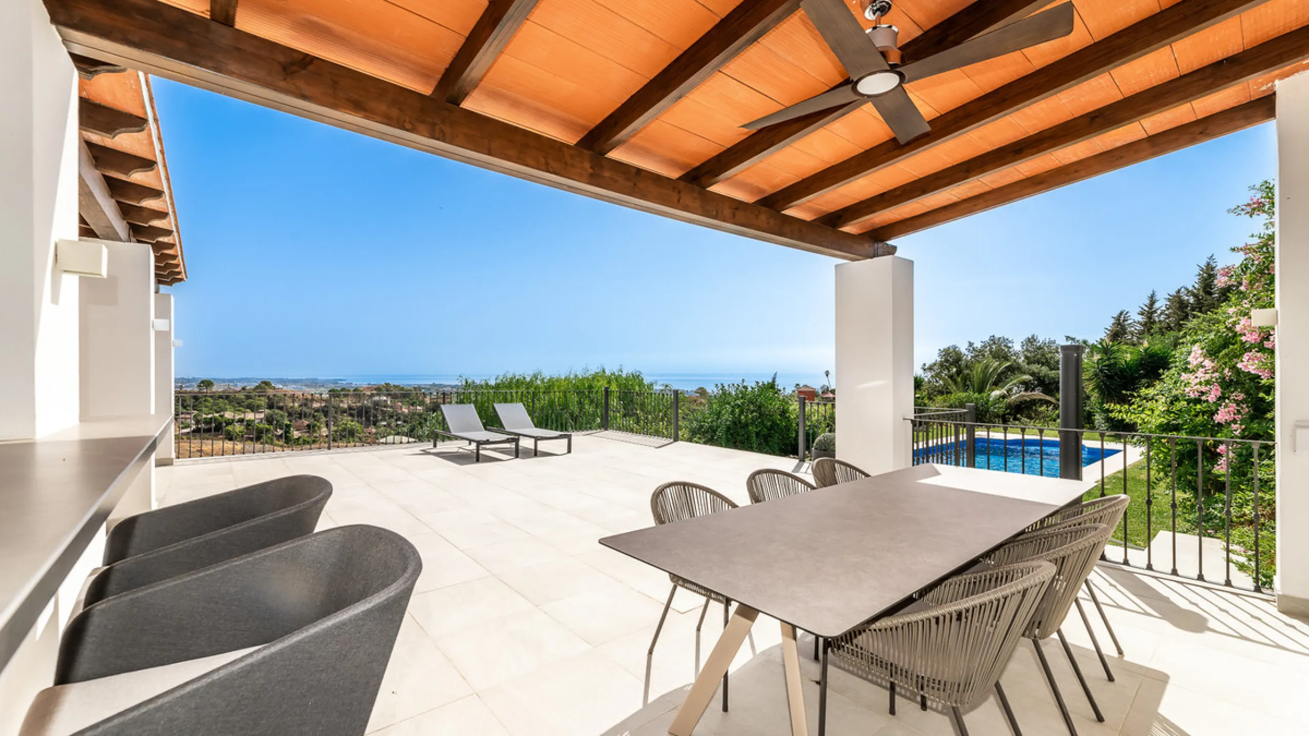 Modern Andalusian Treasure with Breathtaking Sea and Mountain Views