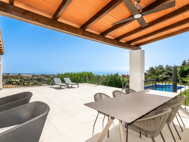 Modern Andalusian Treasure with Breathtaking Sea and Mountain Views