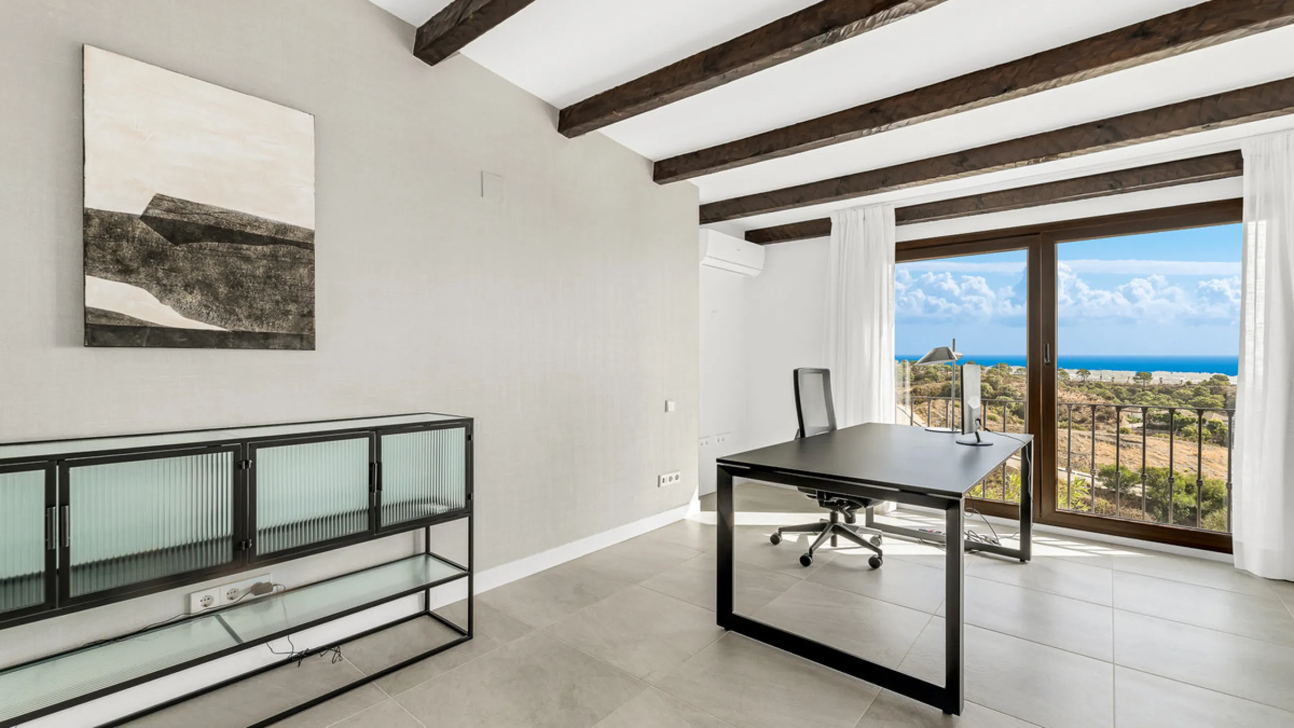 Modern Andalusian Treasure with Breathtaking Sea and Mountain Views
