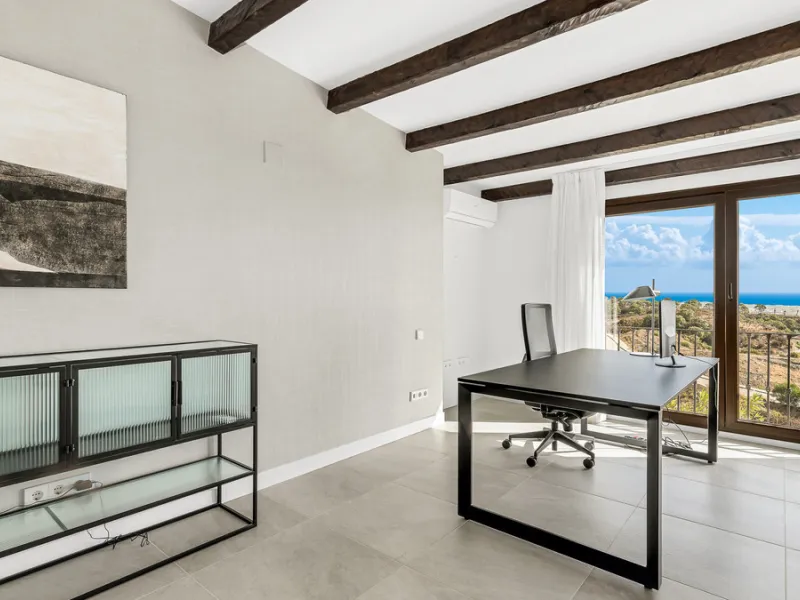 Modern Andalusian Treasure with Breathtaking Sea and Mountain Views