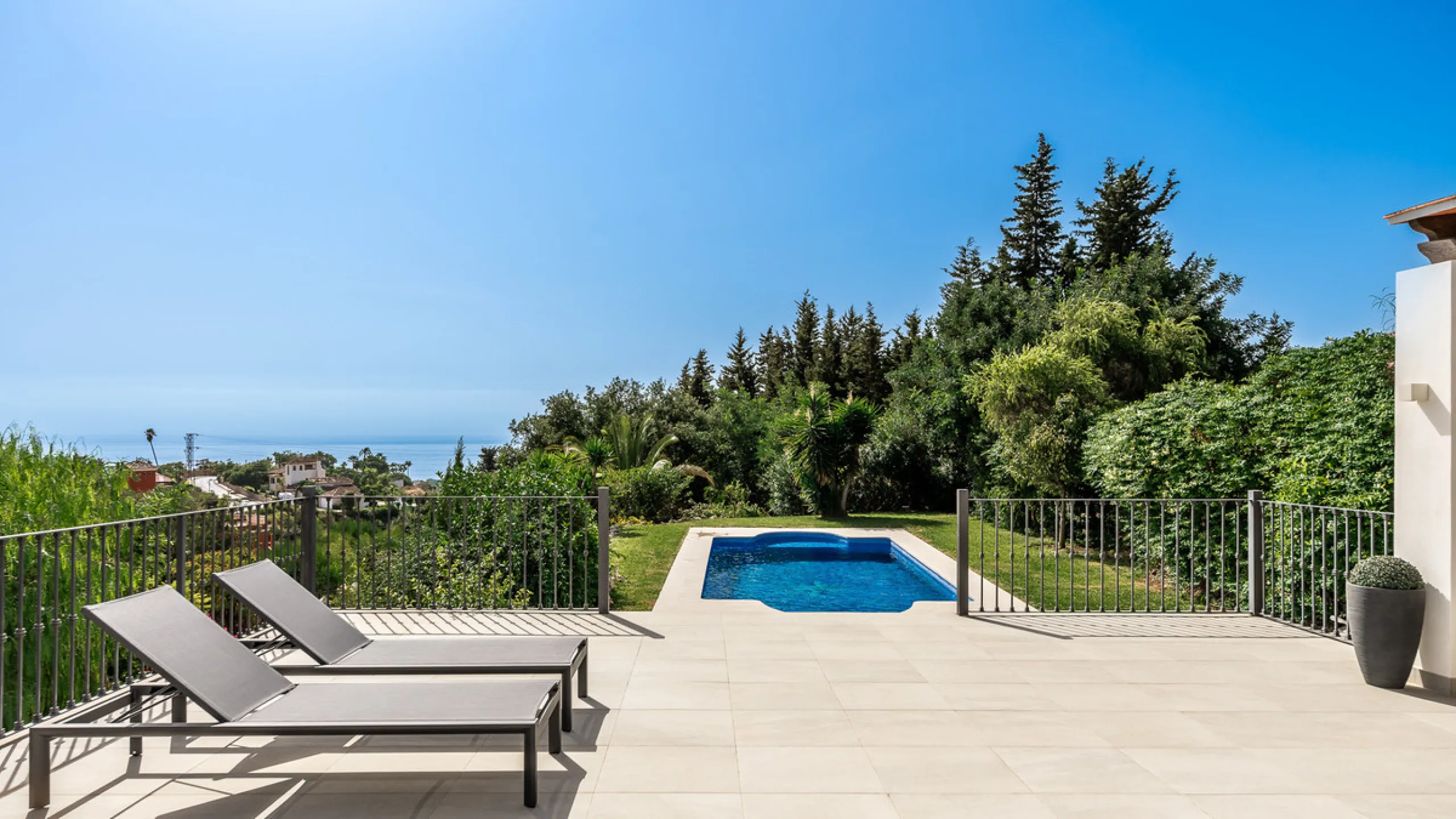 Modern Andalusian Treasure with Breathtaking Sea and Mountain Views