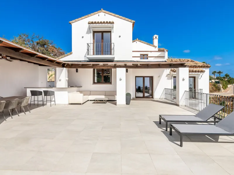 Modern Andalusian Treasure with Breathtaking Sea and Mountain Views