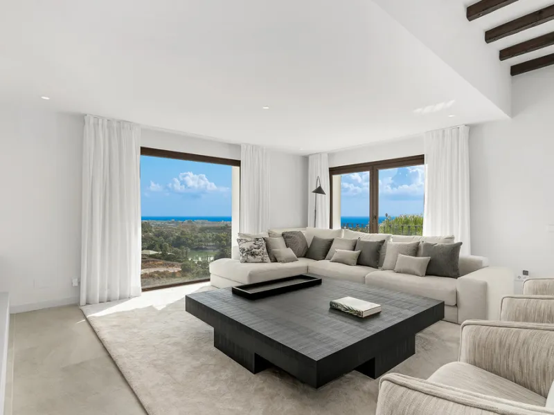 Modern Andalusian Treasure with Breathtaking Sea and Mountain Views