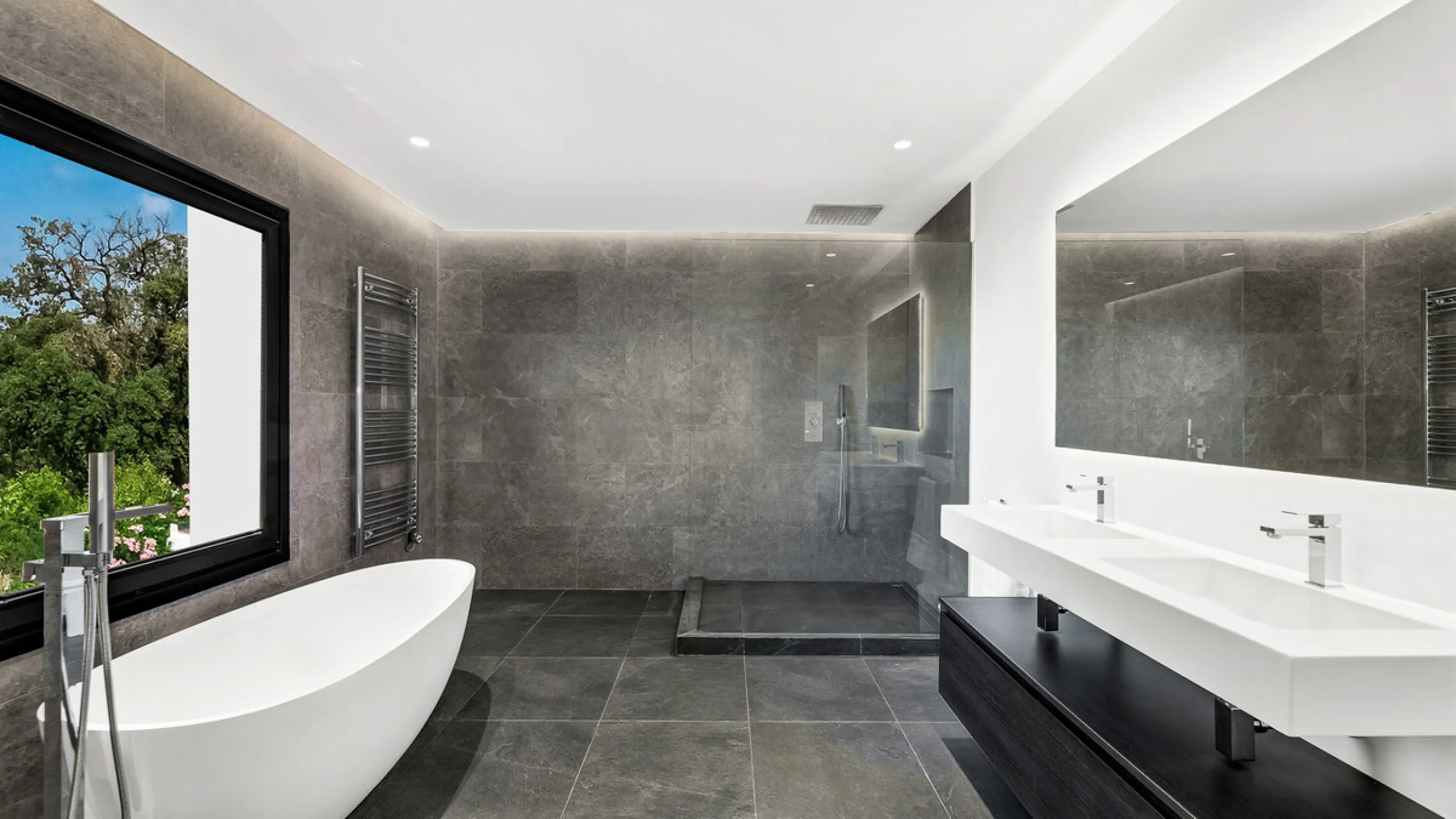 Modern Andalusian Treasure with Breathtaking Sea and Mountain Views
