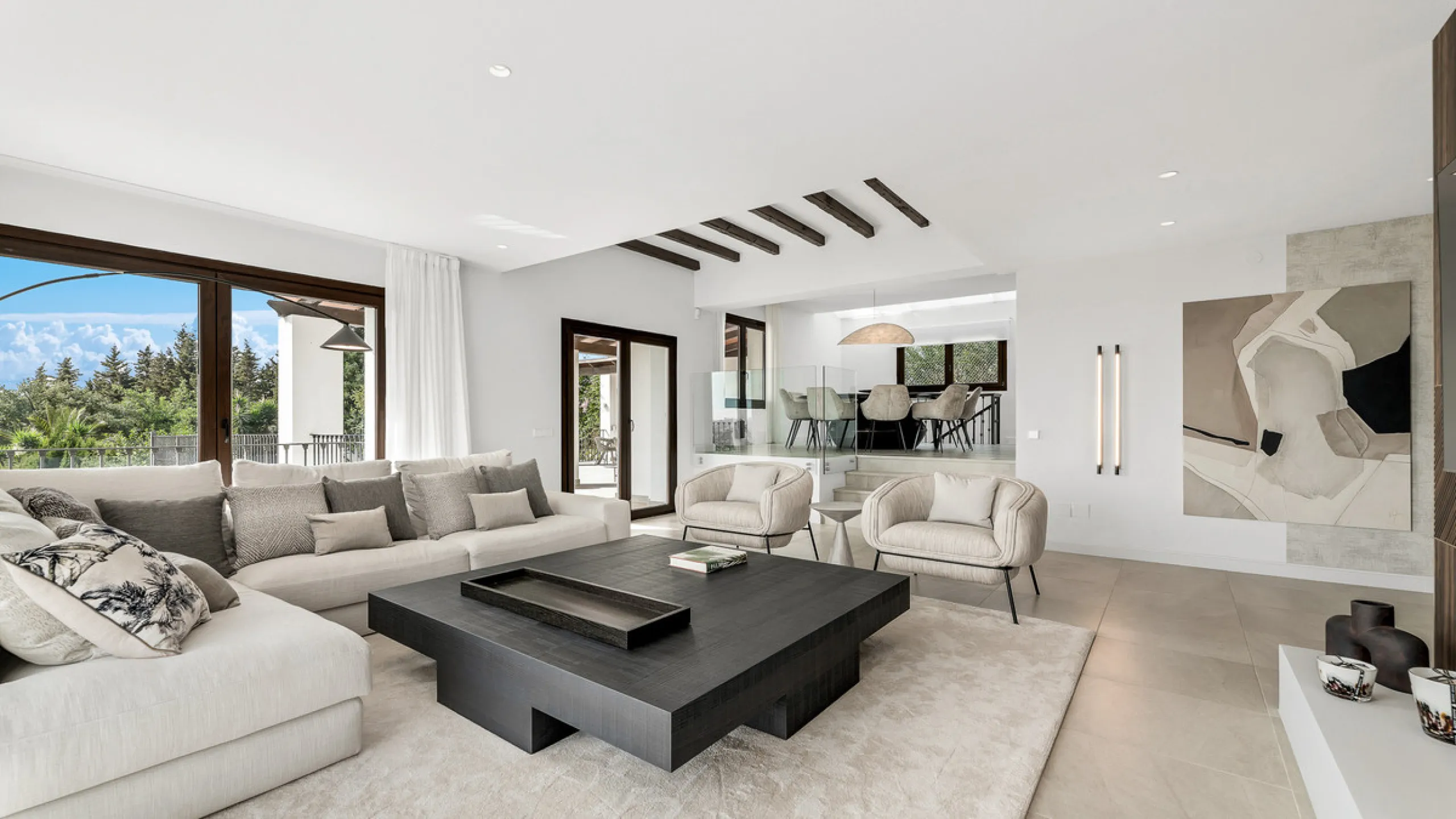 Modern Andalusian Treasure with Breathtaking Sea and Mountain Views