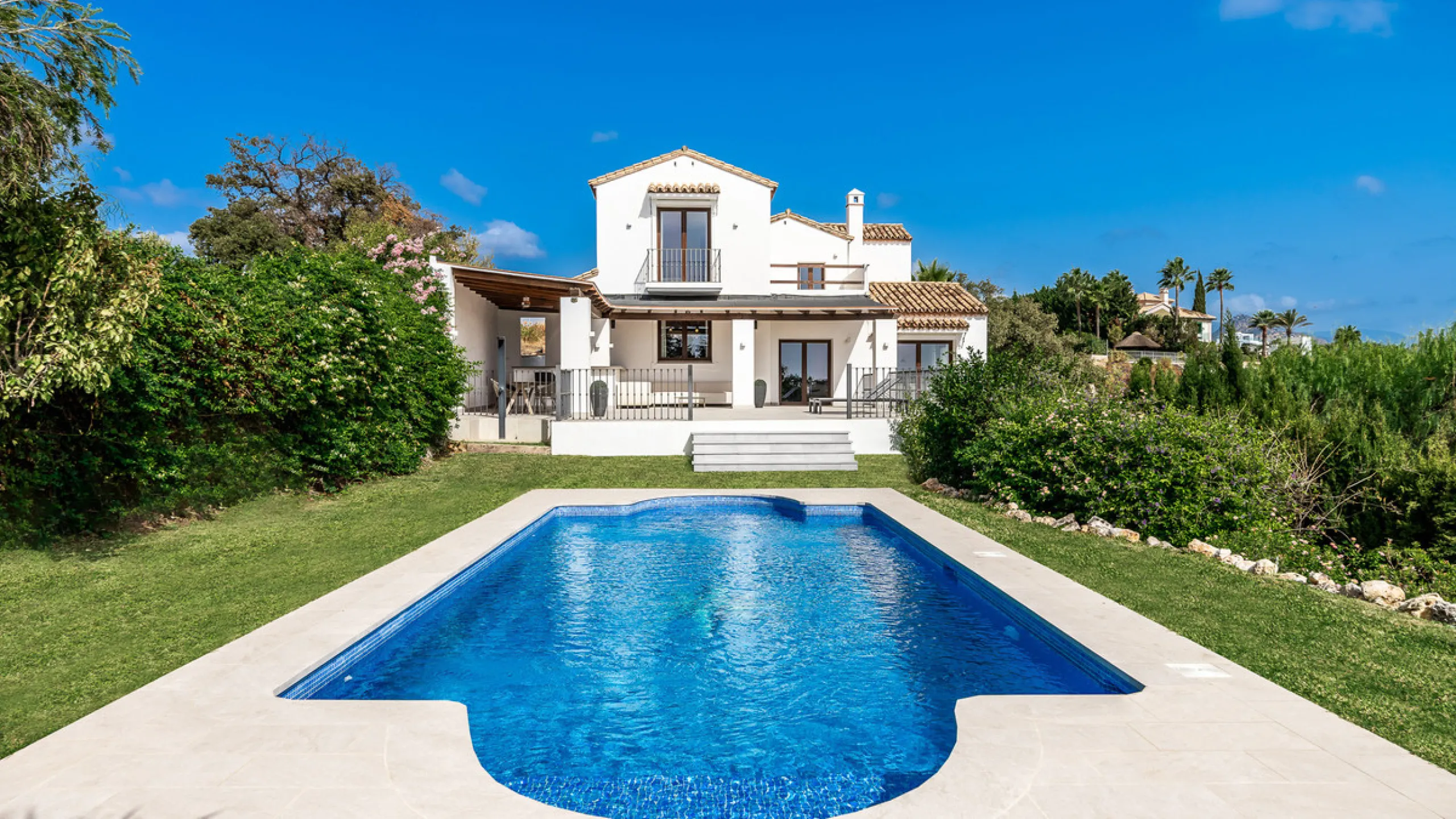 Modern Andalusian Treasure with Breathtaking Sea and Mountain Views