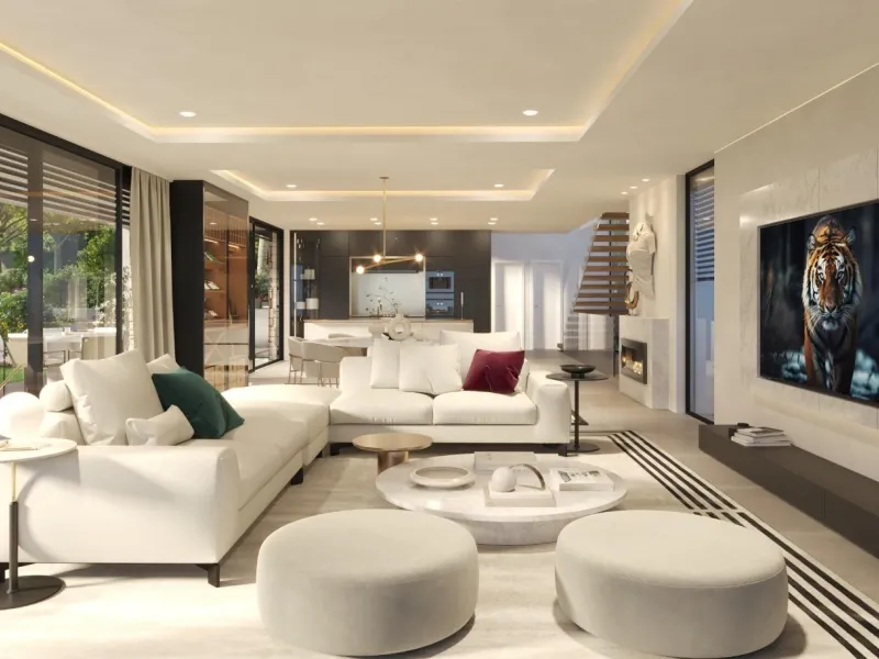 NEW BUILD VILLAS IN BENALMADENA & & Located in the prestigious La Capellanía area, this exclusive collection of seven Luxurious New Build villas offers unparalleled views of the Mediterranean Sea, majestic mountains, and the scenic landscapes of Mij