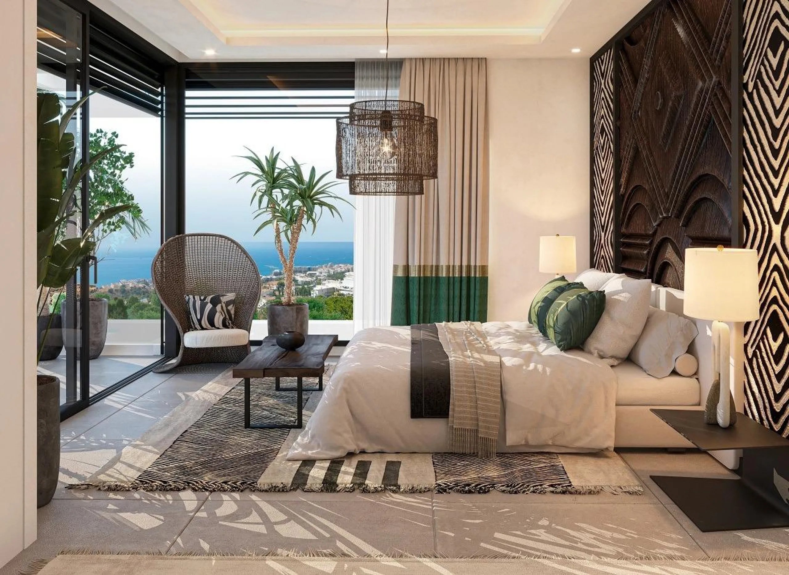 NEW BUILD VILLAS IN BENALMADENA & & Located in the prestigious La Capellanía area, this exclusive collection of seven Luxurious New Build villas offers unparalleled views of the Mediterranean Sea, majestic mountains, and the scenic landscapes of Mij