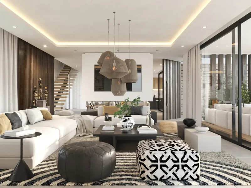 NEW BUILD VILLAS IN BENALMADENA & & Located in the prestigious La Capellanía area, this exclusive collection of seven Luxurious New Build villas offers unparalleled views of the Mediterranean Sea, majestic mountains, and the scenic landscapes of Mij
