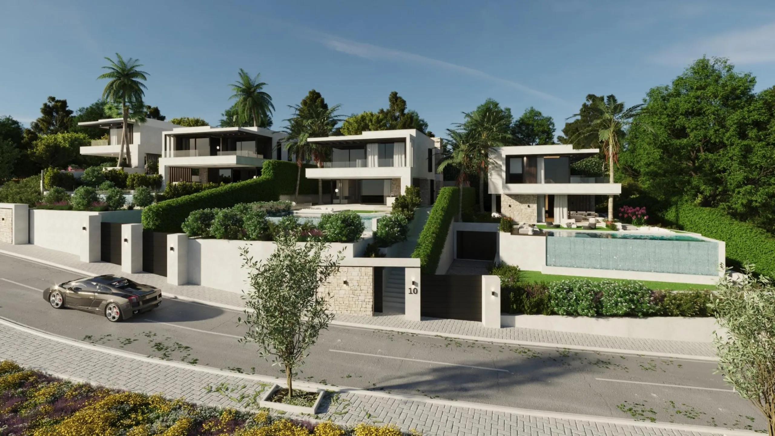 NEW BUILD VILLAS IN BENALMADENA & & Located in the prestigious La Capellanía area, this exclusive collection of seven Luxurious New Build villas offers unparalleled views of the Mediterranean Sea, majestic mountains, and the scenic landscapes of Mij