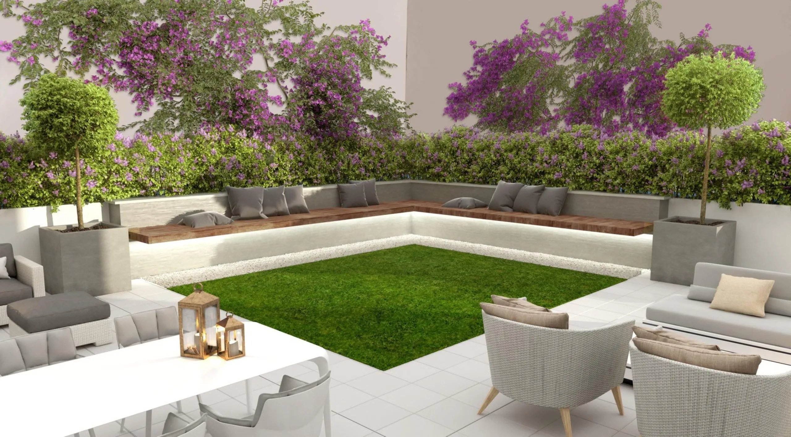 NEW BUILD APARTMENTS IN MALAGA& & New Build residential complex consists of 35 apartments distributed in Ground Floor+7 in two buildings, with various types of 1 and 2 bedrooms in a unique building in the city centre. With a modern and contemporary 