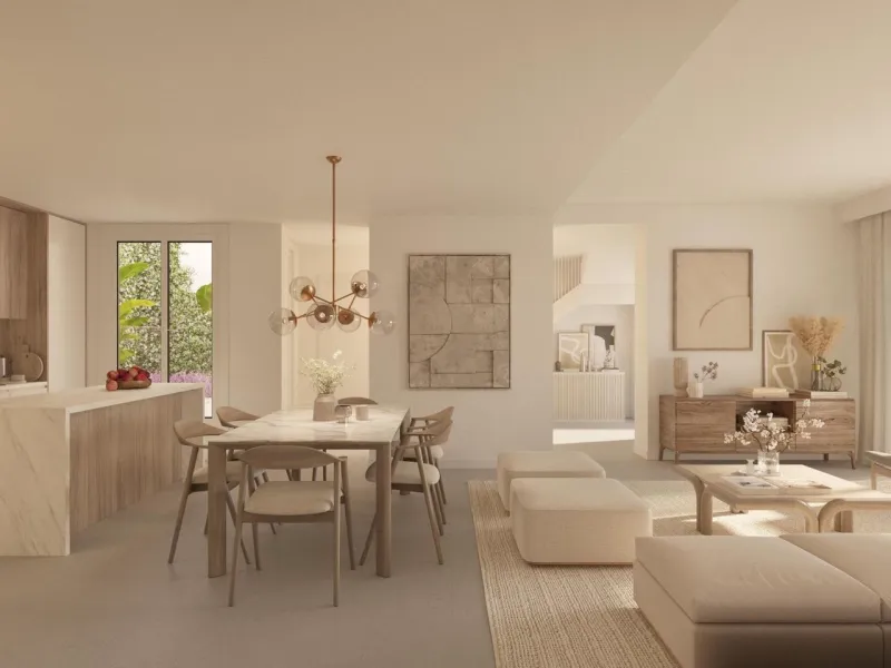 Fabulous exclusive project of 2, 3 and 4 bedroom detached and multi-family homes in Elviria playa, one of the most exclusive residential areas of Marbella East and one of the best beaches on the Costa del Sol. & & Air-conditioning system with aeroth