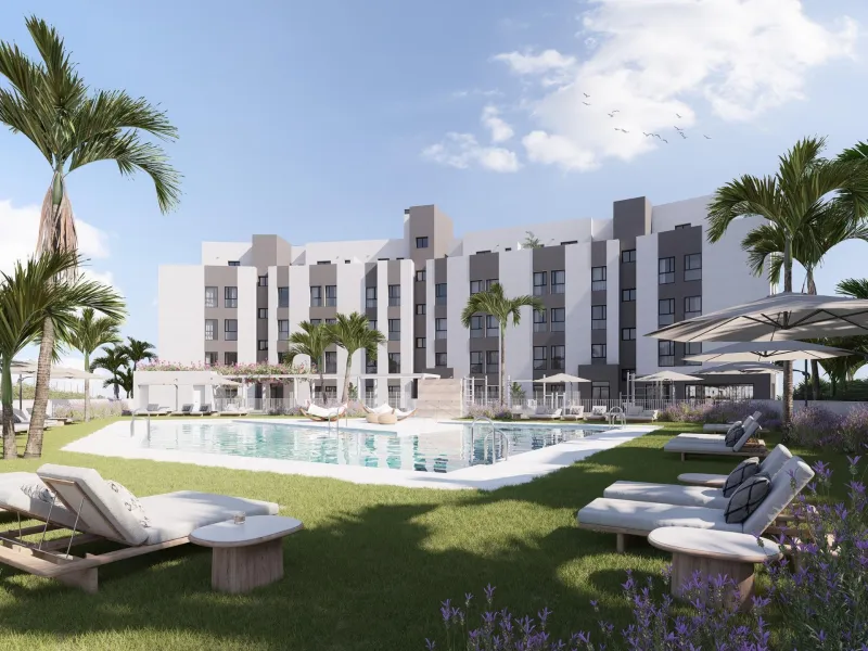 Exclusive New Build Residential Community in Mijas with Exceptional Amenities& & Modern Homes Between the Sea and the Mountains& Discover this private and exclusive development of 117 new-build homes in Mijas, located near the Costa del Sol Racec