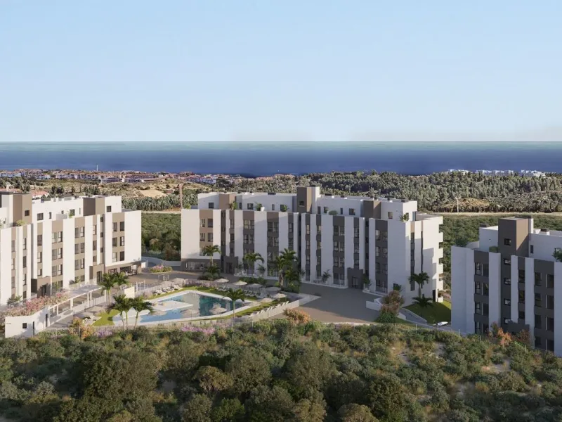Exclusive New Build Residential Community in Mijas with Exceptional Amenities& & Modern Homes Between the Sea and the Mountains& Discover this private and exclusive development of 117 new-build homes in Mijas, located near the Costa del Sol Racec