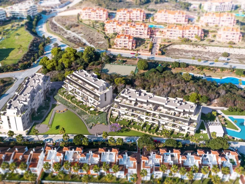 New Build Apartments with Sea Views in La Cala de Mijas& & Exclusive Residential Development on the Costa del Sol& Discover this modern gated community of 72 new build apartments in La Cala de Mijas, one of the most sought-after areas of the Cost