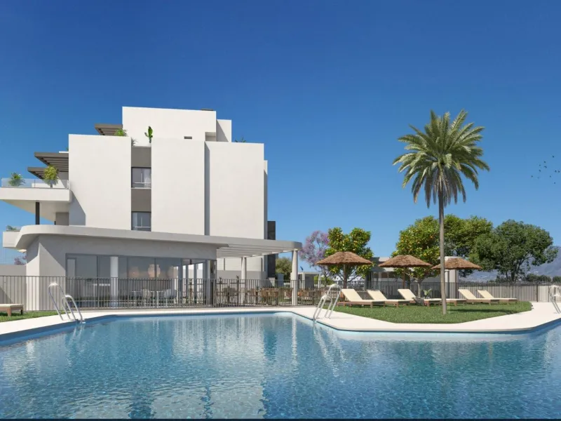 New Build Apartments with Sea Views in La Cala de Mijas& & Exclusive Residential Development on the Costa del Sol& Discover this modern gated community of 72 new build apartments in La Cala de Mijas, one of the most sought-after areas of the Cost