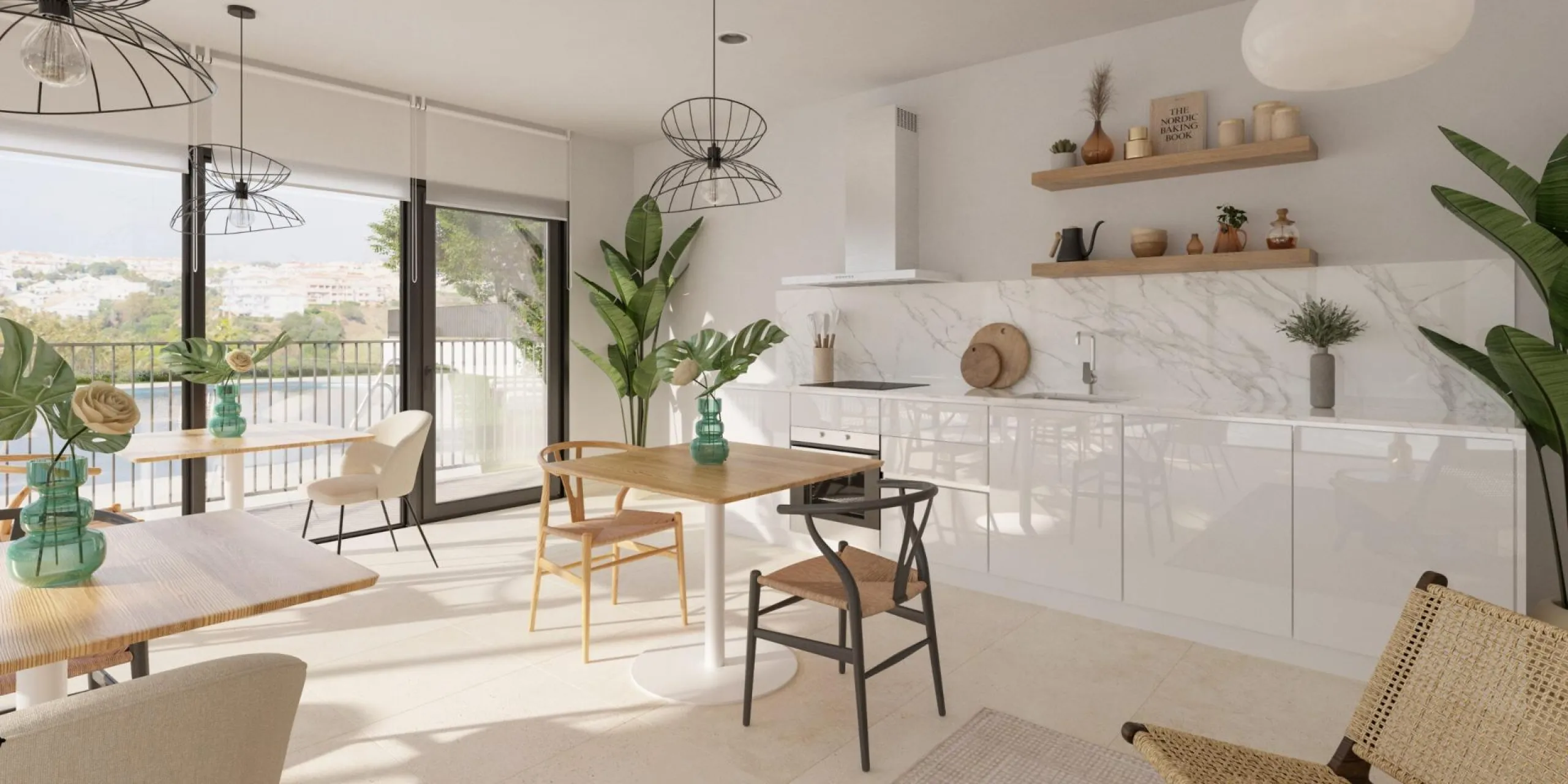New Build Apartments with Sea Views in La Cala de Mijas& & Exclusive Residential Development on the Costa del Sol& Discover this modern gated community of 72 new build apartments in La Cala de Mijas, one of the most sought-after areas of the Cost