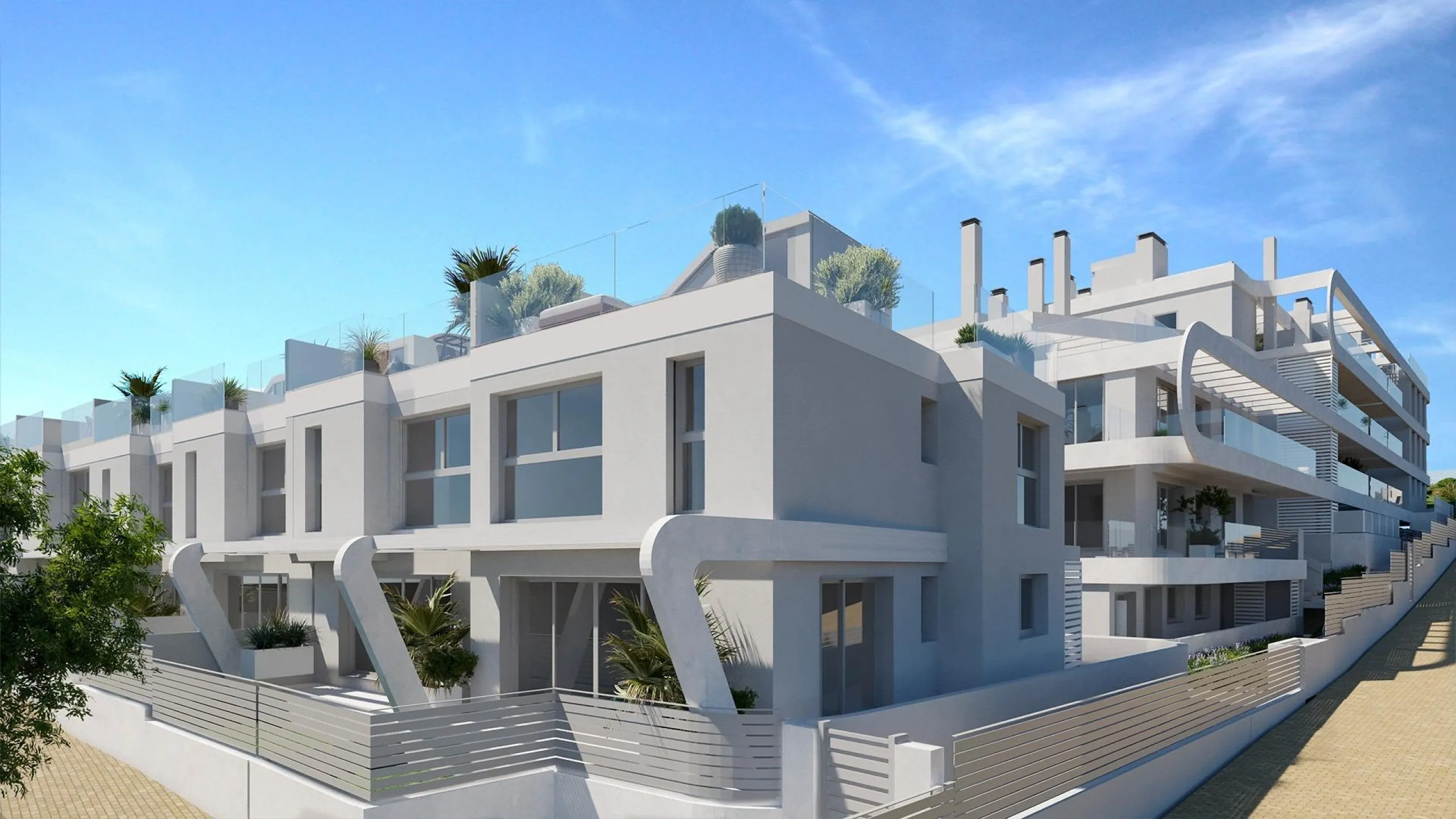 Modern New Build Homes in a Prime Residential Area of Estepona& & Contemporary living in the heart of Estepona& Welcome to an exclusive residential project of 87 new build homes with 2, 3 and 4 bedrooms, offering a wide selection of layouts inclu