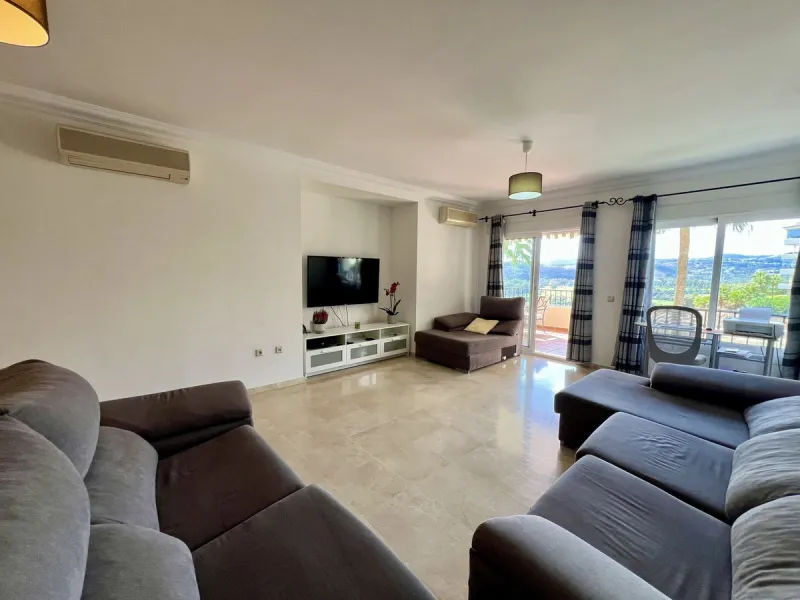 Located in Phase 1, this spacious two-bedroom apartment offers comfortable living in a peaceful and well-maintained setting.