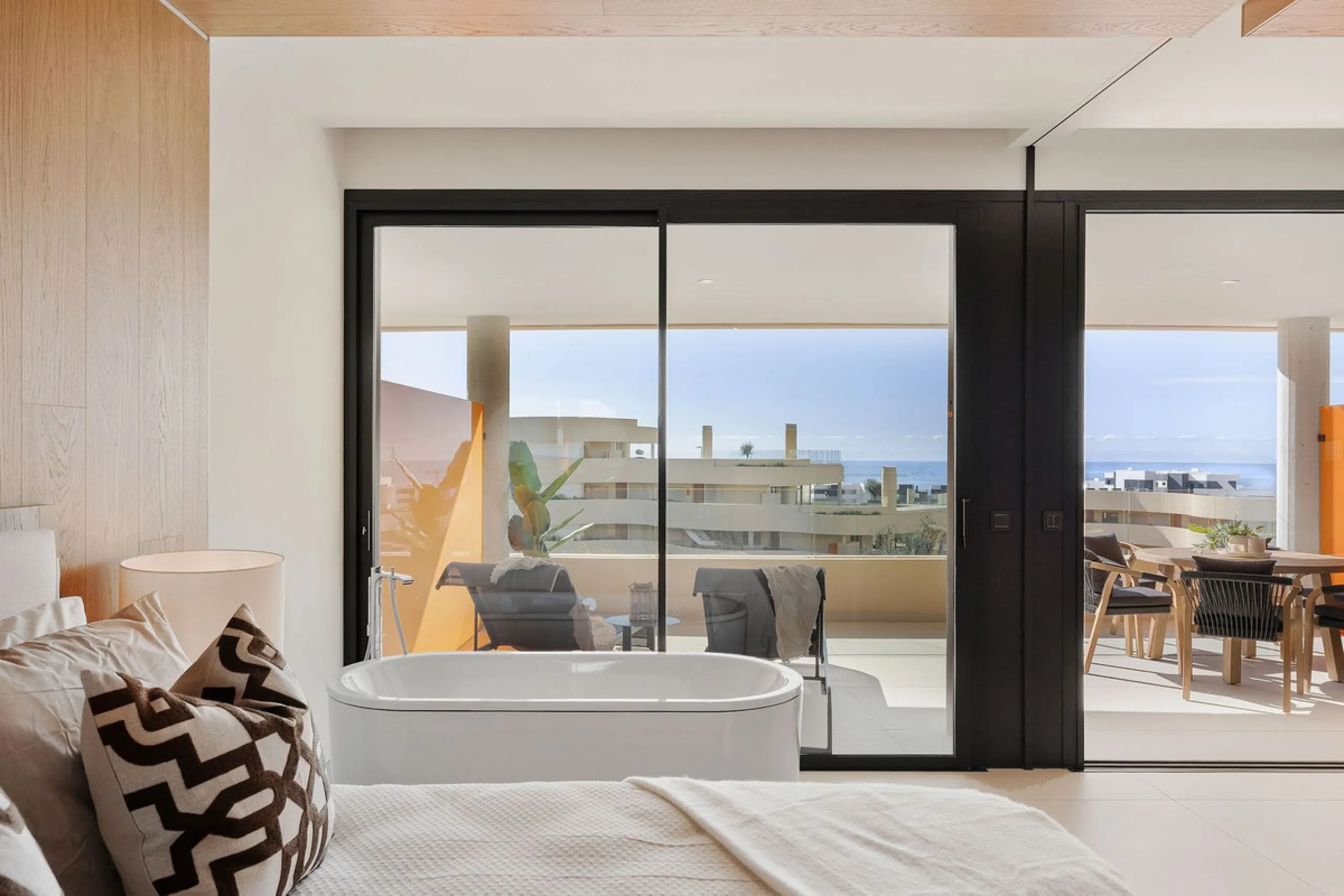 Experience refined coastal living in this brand-new luxury apartment set within the prestigious Higuerón Resort.
