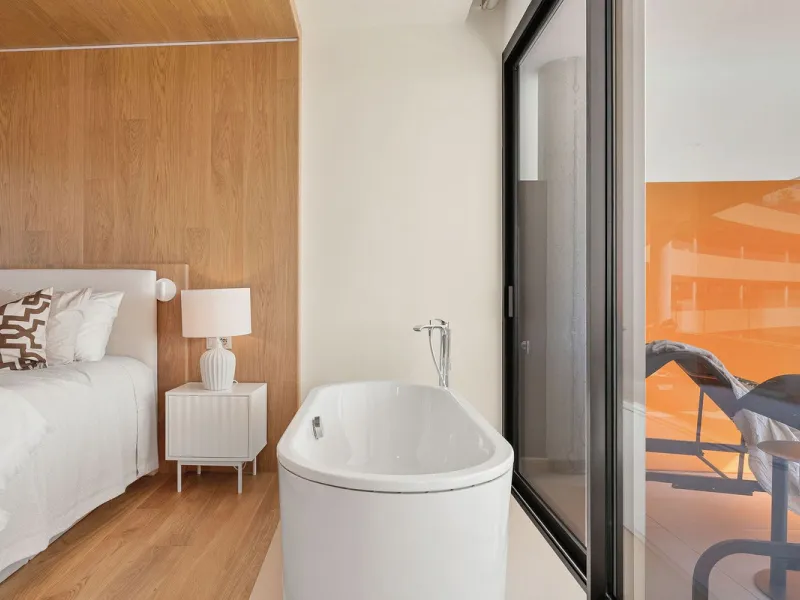 Experience refined coastal living in this brand-new luxury apartment set within the prestigious Higuerón Resort.