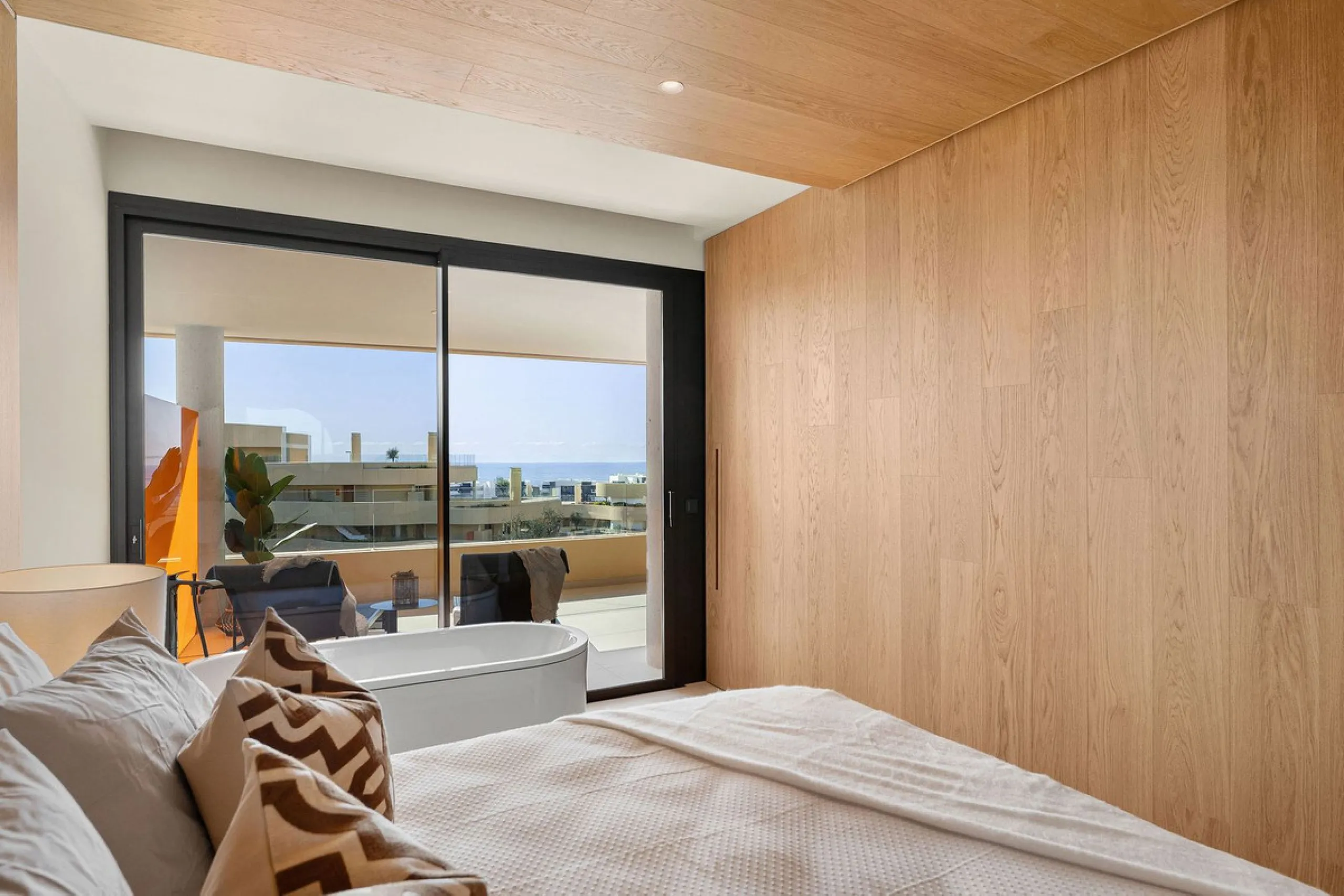Experience refined coastal living in this brand-new luxury apartment set within the prestigious Higuerón Resort.