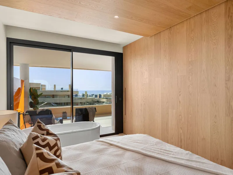 Experience refined coastal living in this brand-new luxury apartment set within the prestigious Higuerón Resort.