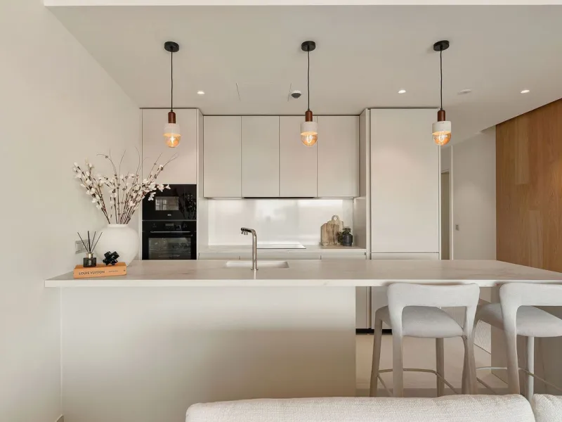 Experience refined coastal living in this brand-new luxury apartment set within the prestigious Higuerón Resort.