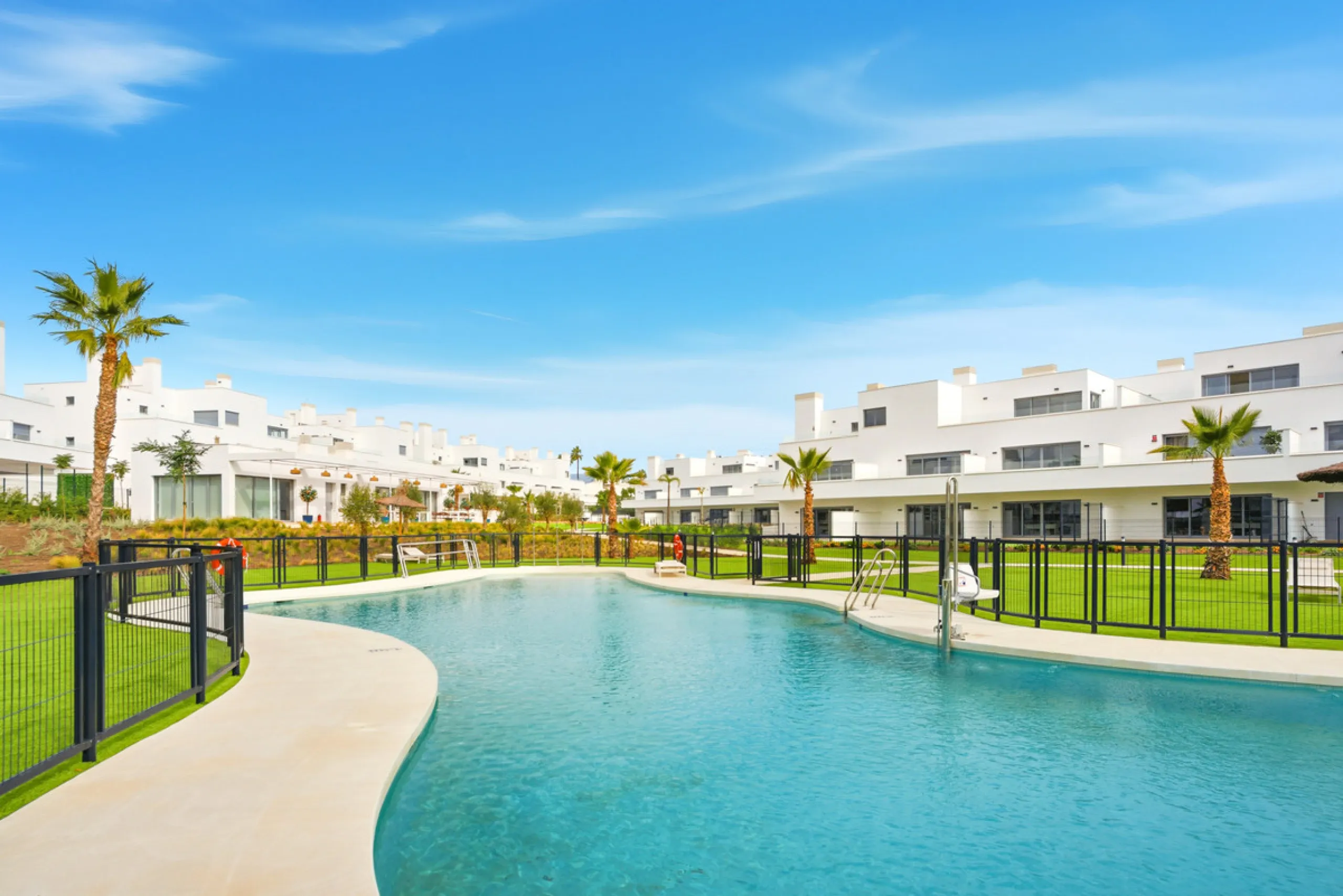 Brand new southwest facing two bedroom apartment located in the sought-after gated community Acqua Gardens , ideally located - walking distance to the beach, close to shops, restaurants, and all essential amenities on the New Golden Mile. This unfurnished