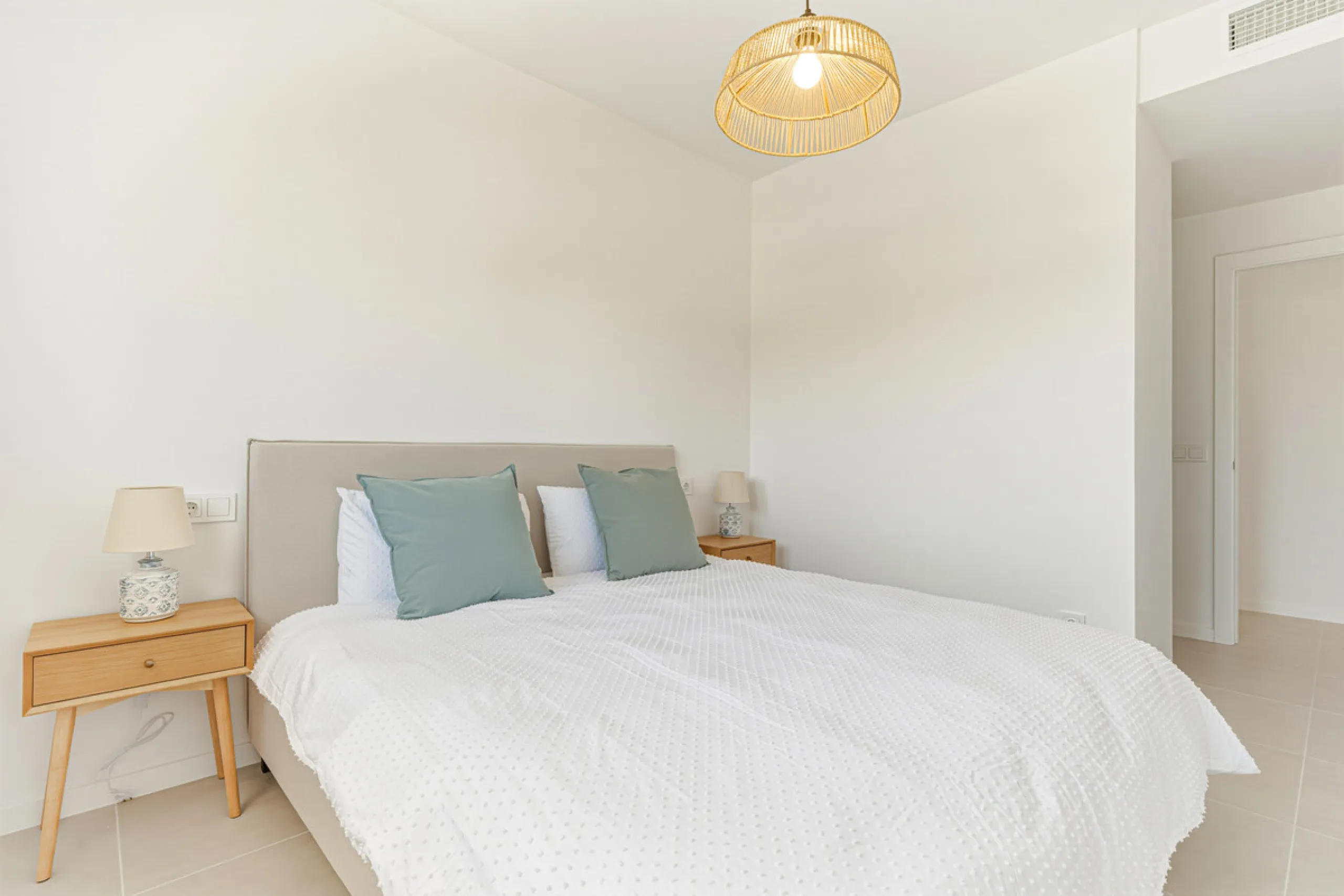 Brand new southwest facing two bedroom apartment located in the sought-after gated community Acqua Gardens , ideally located - walking distance to the beach, close to shops, restaurants, and all essential amenities on the New Golden Mile. This unfurnished
