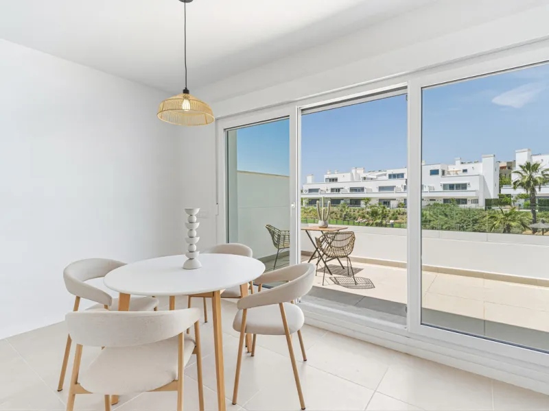 Brand new southwest facing two bedroom apartment located in the sought-after gated community Acqua Gardens , ideally located - walking distance to the beach, close to shops, restaurants, and all essential amenities on the New Golden Mile. This unfurnished