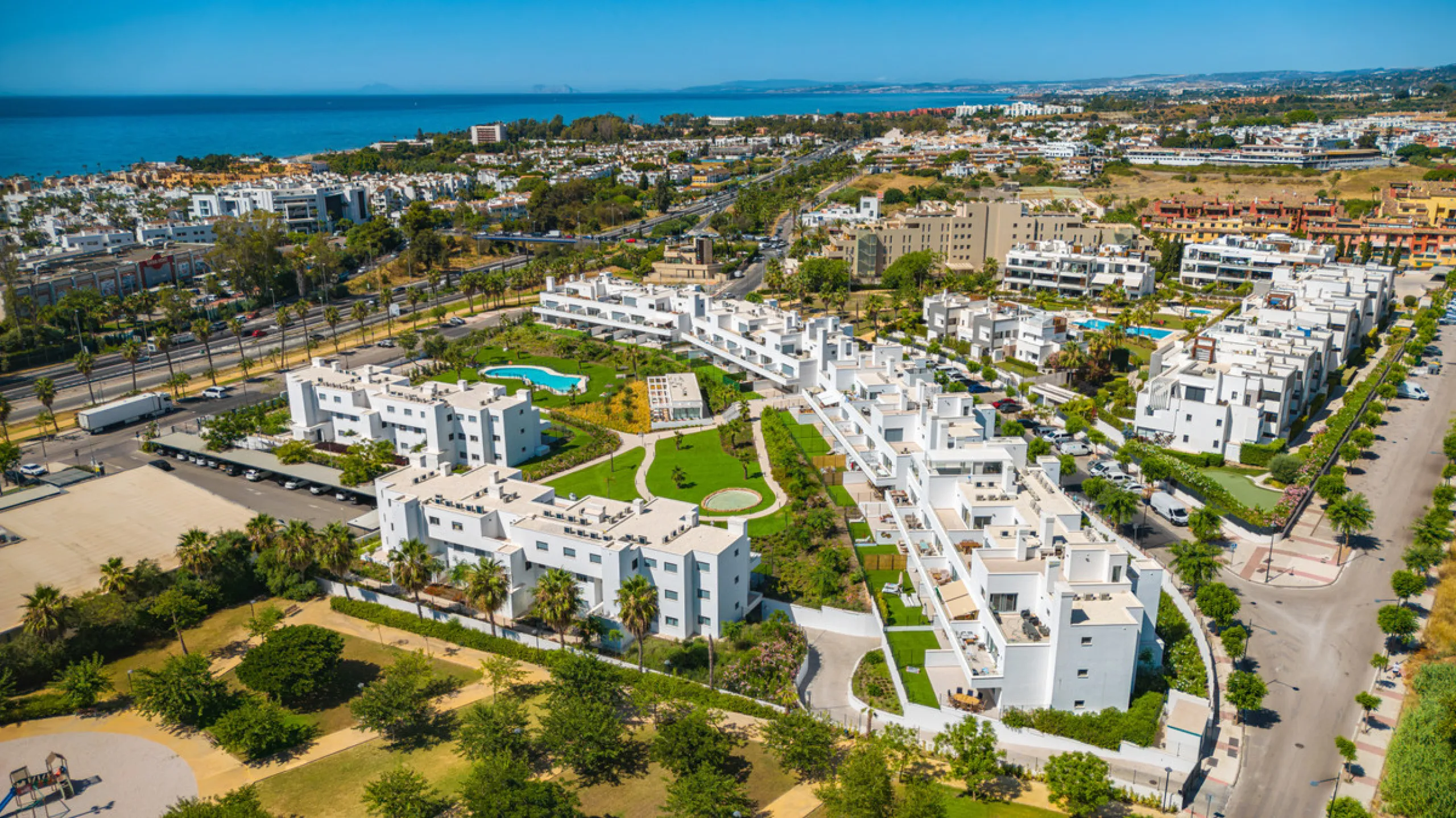 Brand new southwest facing two bedroom apartment located in the sought-after gated community Acqua Gardens , ideally located - walking distance to the beach, close to shops, restaurants, and all essential amenities on the New Golden Mile. This unfurnished