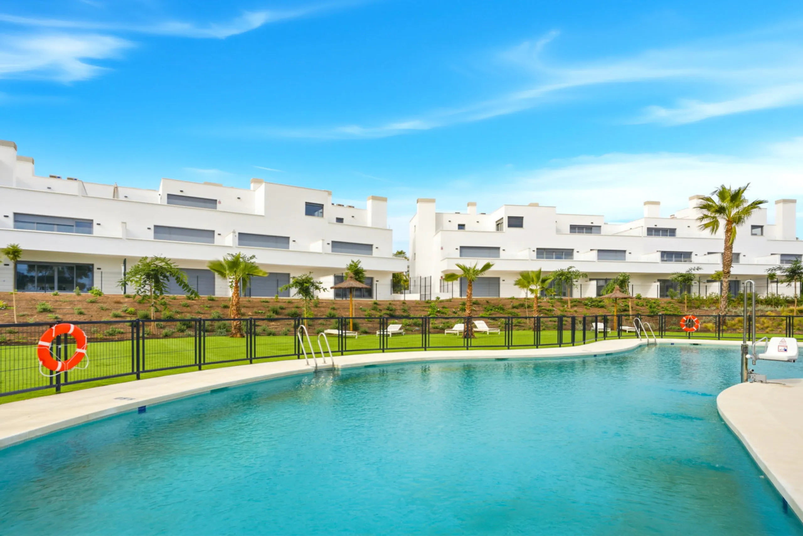 Brand new southwest facing two bedroom apartment located in the sought-after gated community Acqua Gardens , ideally located - walking distance to the beach, close to shops, restaurants, and all essential amenities on the New Golden Mile. This unfurnished