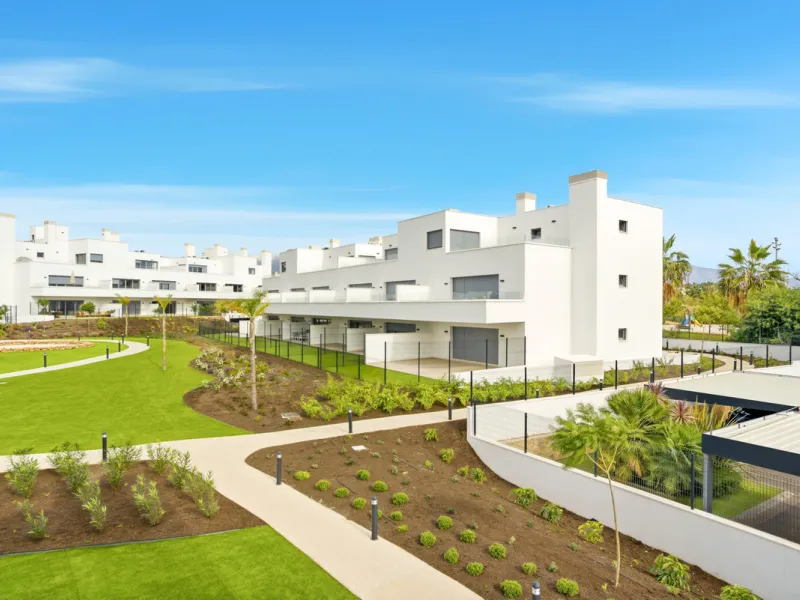Brand new southwest facing two bedroom apartment located in the sought-after gated community Acqua Gardens , ideally located - walking distance to the beach, close to shops, restaurants, and all essential amenities on the New Golden Mile. This unfurnished
