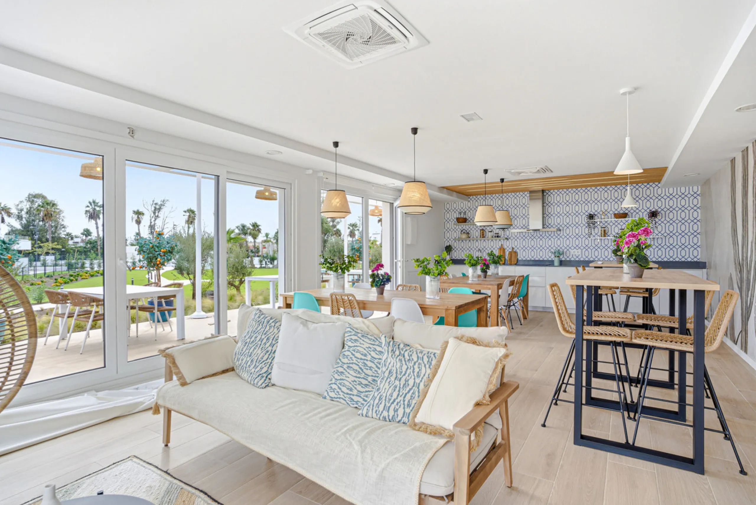 Brand new southwest facing two bedroom apartment located in the sought-after gated community Acqua Gardens , ideally located - walking distance to the beach, close to shops, restaurants, and all essential amenities on the New Golden Mile. This unfurnished