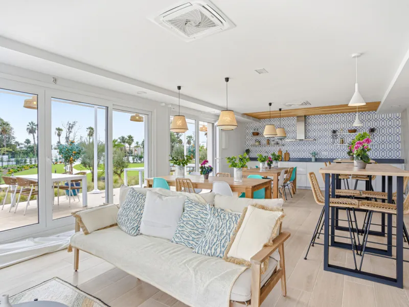 Brand new southwest facing two bedroom apartment located in the sought-after gated community Acqua Gardens , ideally located - walking distance to the beach, close to shops, restaurants, and all essential amenities on the New Golden Mile. This unfurnished