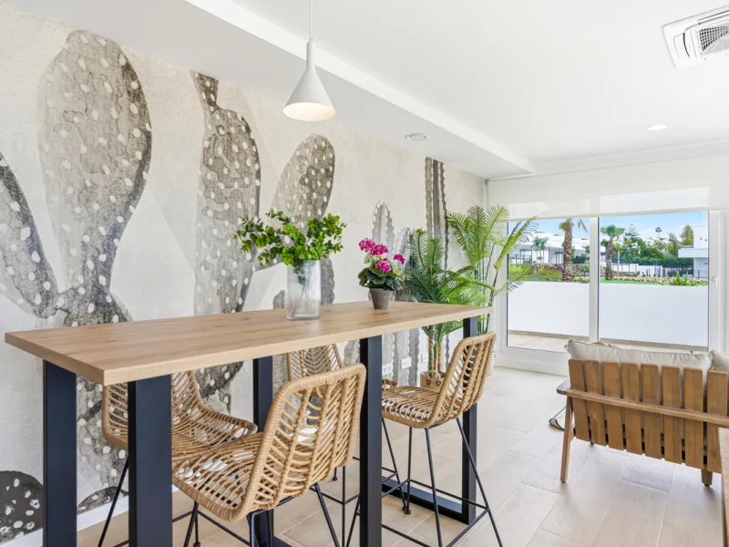 Brand new southwest facing two bedroom apartment located in the sought-after gated community Acqua Gardens , ideally located - walking distance to the beach, close to shops, restaurants, and all essential amenities on the New Golden Mile. This unfurnished